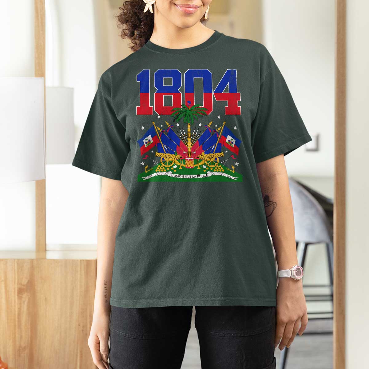 Haitian Revolution 1804 T Shirt For Women Haiti Flag Independence Day Haitian Graphic