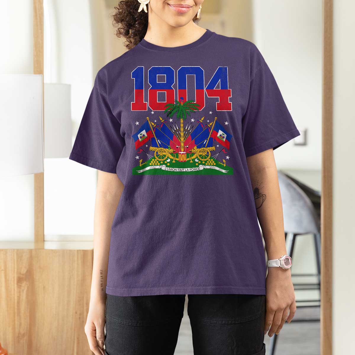 Haitian Revolution 1804 T Shirt For Women Haiti Flag Independence Day Haitian Graphic