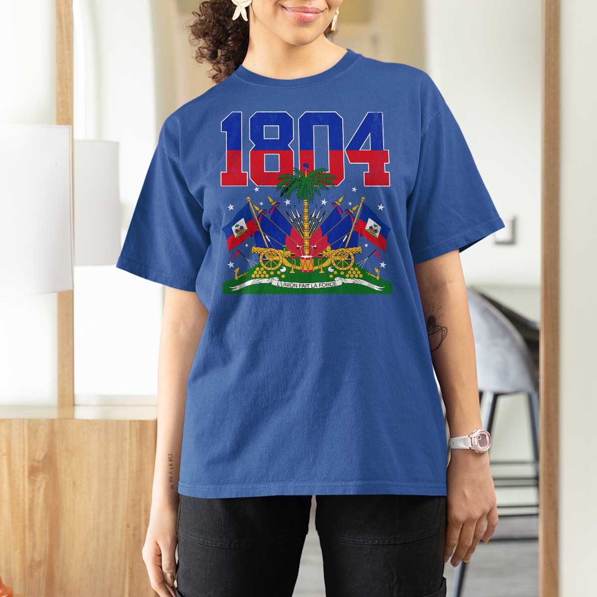 Haitian Revolution 1804 T Shirt For Women Haiti Flag Independence Day Haitian Graphic