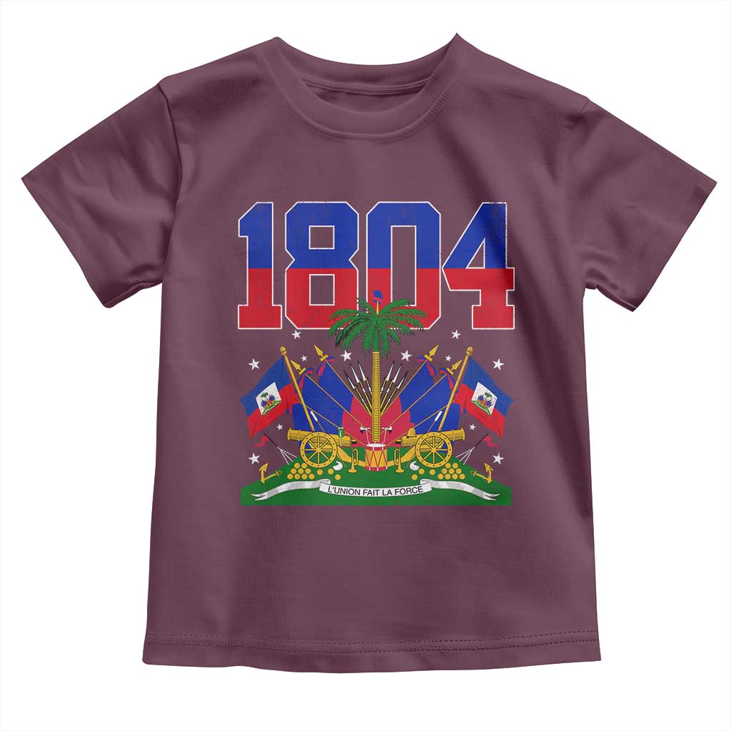 Haitian Revolution 1804 Toddler T Shirt Haiti Flag Independence Day Haitian Graphic