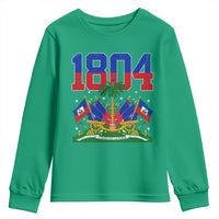Haitian Revolution 1804 Youth Sweatshirt Haiti Flag Independence Day Haitian Graphic