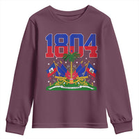 Haitian Revolution 1804 Youth Sweatshirt Haiti Flag Independence Day Haitian Graphic