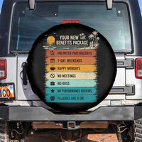 Funny Retirement Gift Spare Tire Cover New Benefits Package Retro Retired 2026