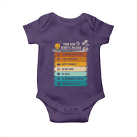 Funny Retirement Gift Baby Onesie New Benefits Package Retro Retired 2026