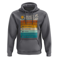 Funny Retirement Gift Hoodie New Benefits Package Retro Retired 2026