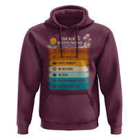 Funny Retirement Gift Hoodie New Benefits Package Retro Retired 2026
