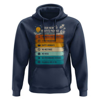 Funny Retirement Gift Hoodie New Benefits Package Retro Retired 2026