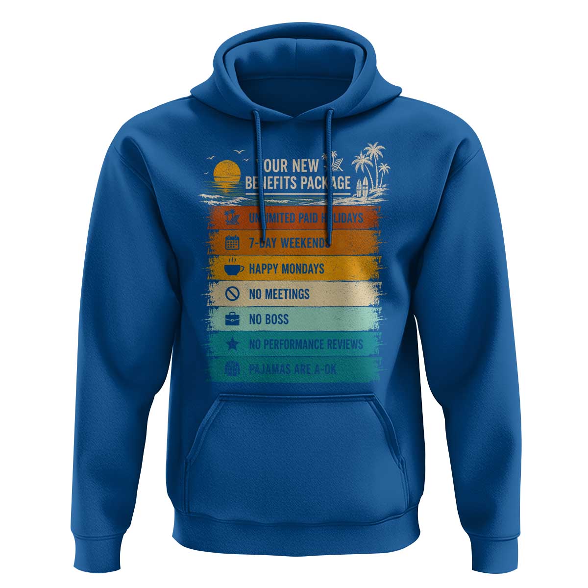 Funny Retirement Gift Hoodie New Benefits Package Retro Retired 2026