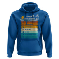 Funny Retirement Gift Hoodie New Benefits Package Retro Retired 2026