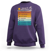 Funny Retirement Gift Sweatshirt New Benefits Package Retro Retired 2026