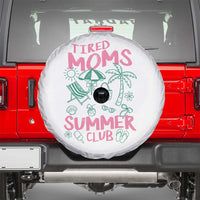 Retro Tired Moms Summer Club Spare Tire Cover Funny Mama Beach Vacation Gift