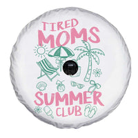 Retro Tired Moms Summer Club Spare Tire Cover Funny Mama Beach Vacation Gift