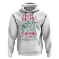 Retro Tired Moms Summer Club Hoodie Funny Mama Beach Vacation Gift