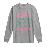 Retro Tired Moms Summer Club Long Sleeve Shirt Funny Mama Beach Vacation Gift