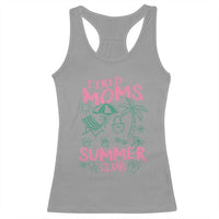 Retro Tired Moms Summer Club Racerback Tank Top Funny Mama Beach Vacation Gift
