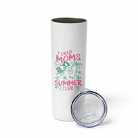 Retro Tired Moms Summer Club Skinny Tumbler Funny Mama Beach Vacation Gift