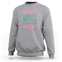 Retro Tired Moms Summer Club Sweatshirt Funny Mama Beach Vacation Gift
