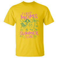 Retro Tired Moms Summer Club T Shirt Funny Mama Beach Vacation Gift
