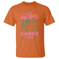 Retro Tired Moms Summer Club T Shirt Funny Mama Beach Vacation Gift
