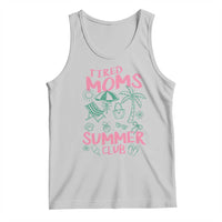 Retro Tired Moms Summer Club Tank Top Funny Mama Beach Vacation Gift