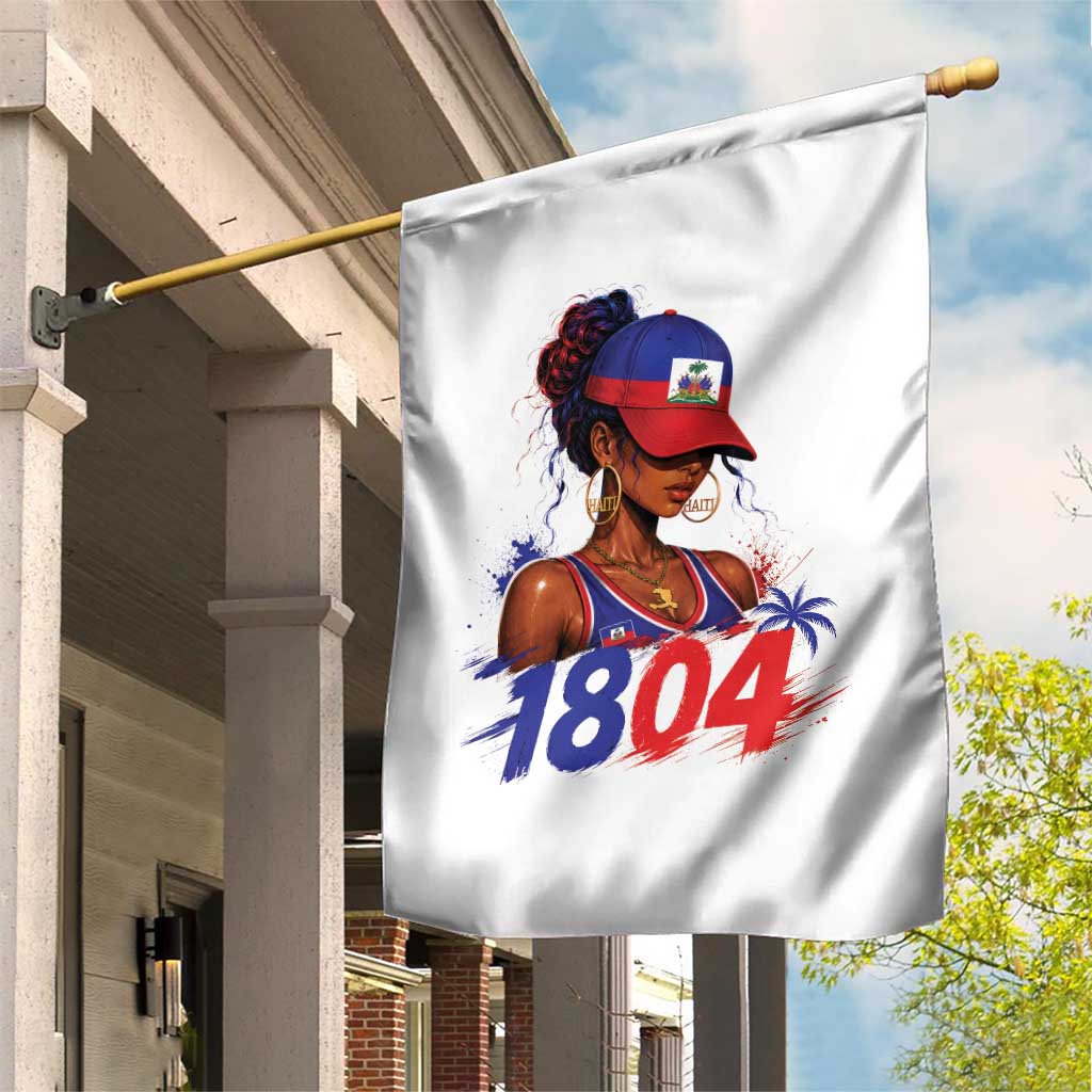 Haitian Revolution 1804 Garden Flag Haiti Flag Independence Day Haitian Girl Graphic