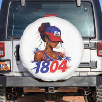 Haitian Revolution 1804 Spare Tire Cover Haiti Flag Independence Day Haitian Girl Graphic