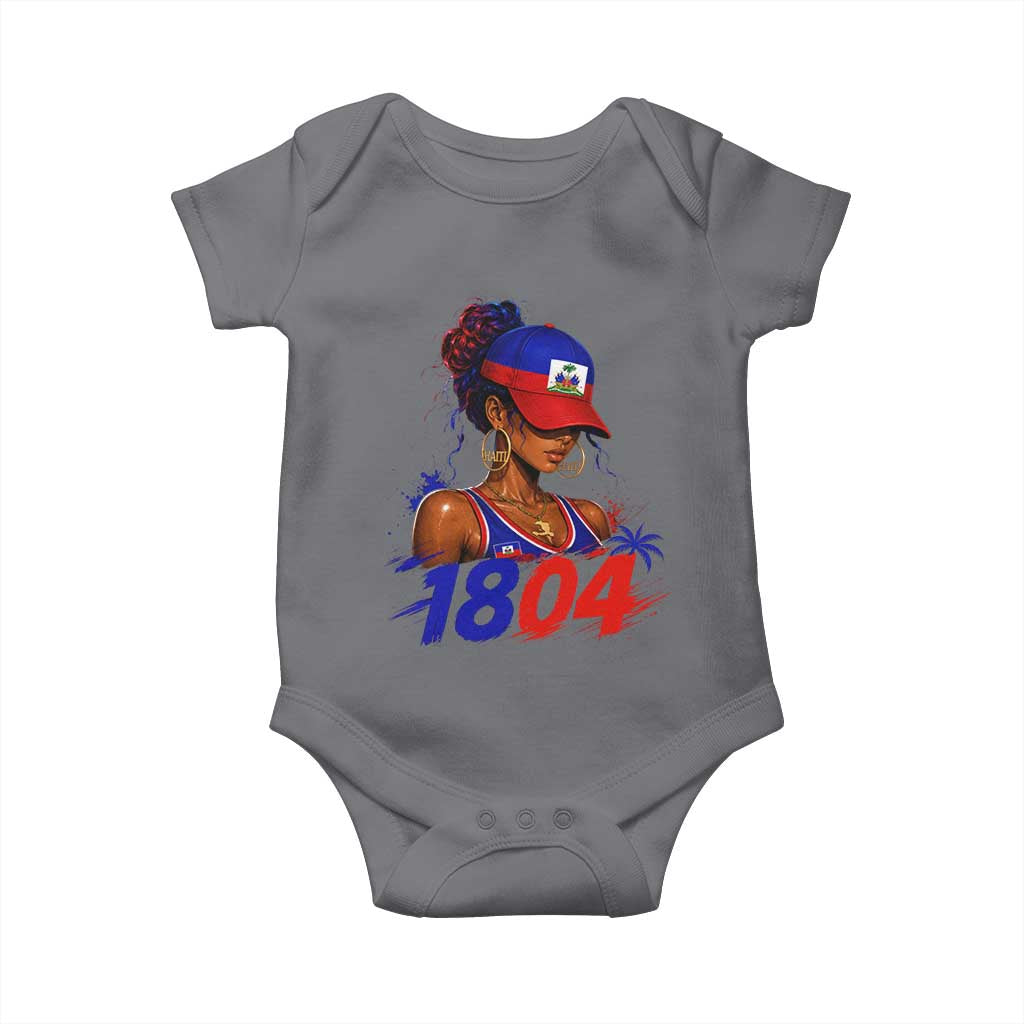 Haitian Revolution 1804 Baby Onesie Haiti Flag Independence Day Haitian Girl Graphic