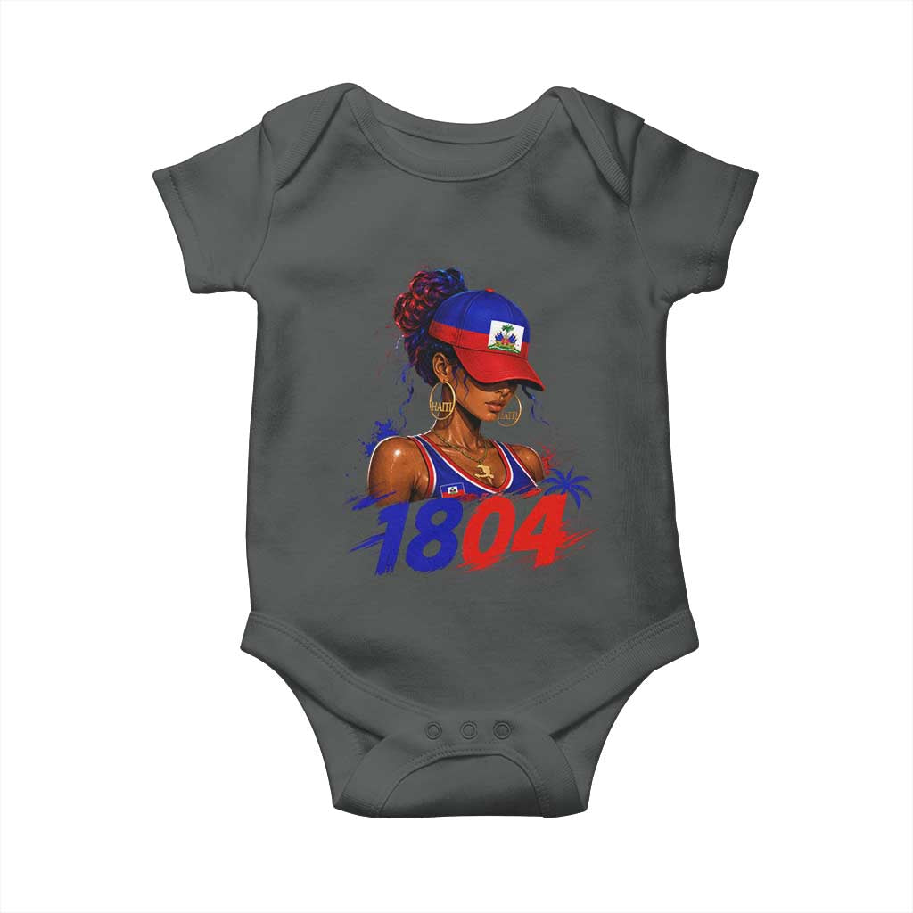 Haitian Revolution 1804 Baby Onesie Haiti Flag Independence Day Haitian Girl Graphic