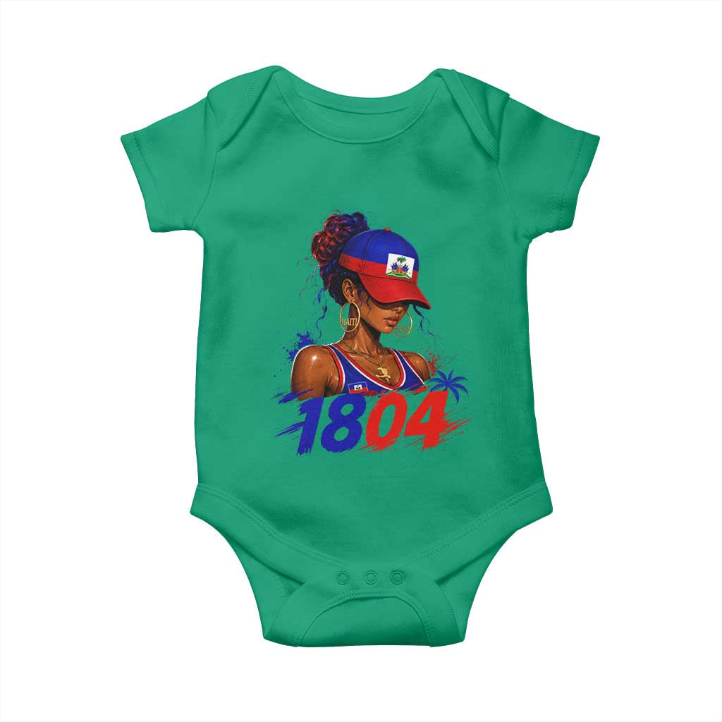 Haitian Revolution 1804 Baby Onesie Haiti Flag Independence Day Haitian Girl Graphic