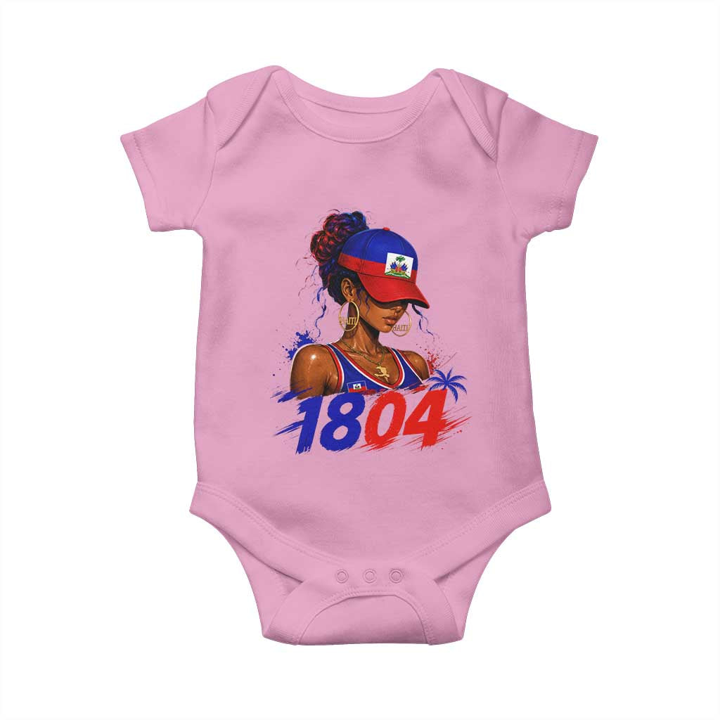 Haitian Revolution 1804 Baby Onesie Haiti Flag Independence Day Haitian Girl Graphic
