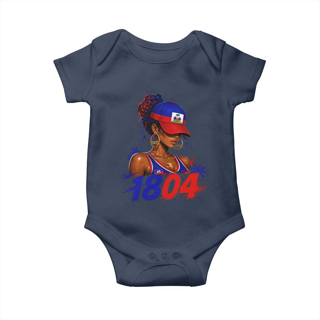 Haitian Revolution 1804 Baby Onesie Haiti Flag Independence Day Haitian Girl Graphic