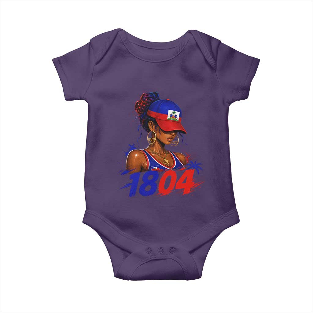 Haitian Revolution 1804 Baby Onesie Haiti Flag Independence Day Haitian Girl Graphic