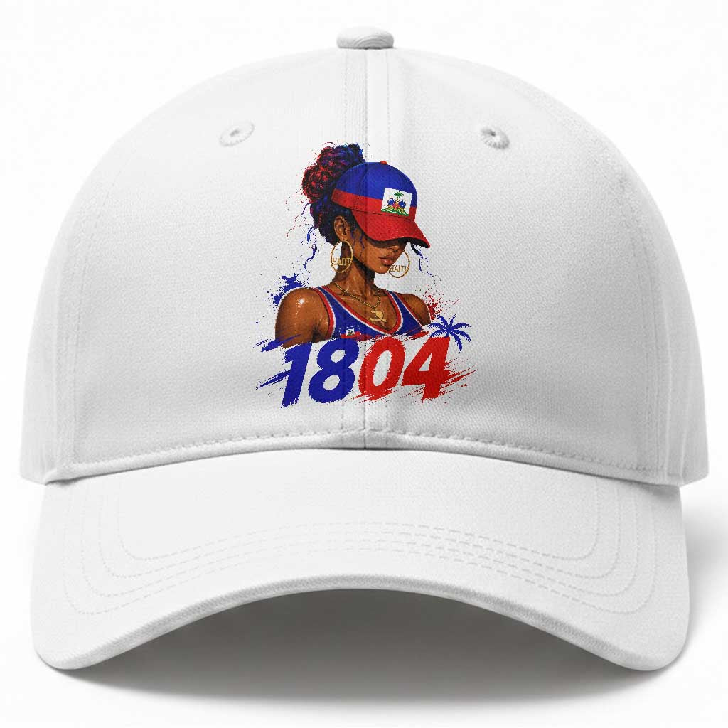 Haitian Revolution 1804 Baseball Cap Haiti Flag Independence Day Haitian Girl Graphic