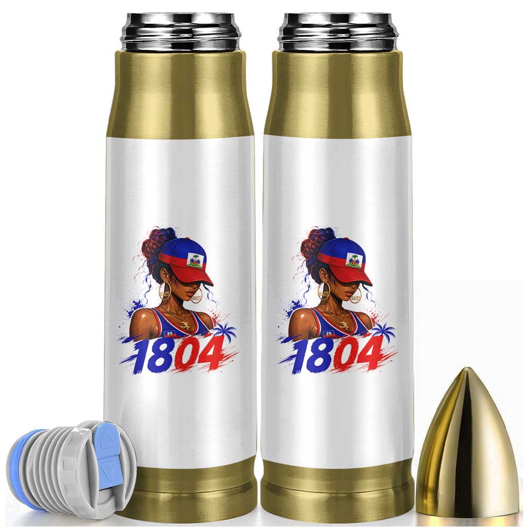 Haitian Revolution 1804 Bullet Tumbler Haiti Flag Independence Day Haitian Girl Graphic