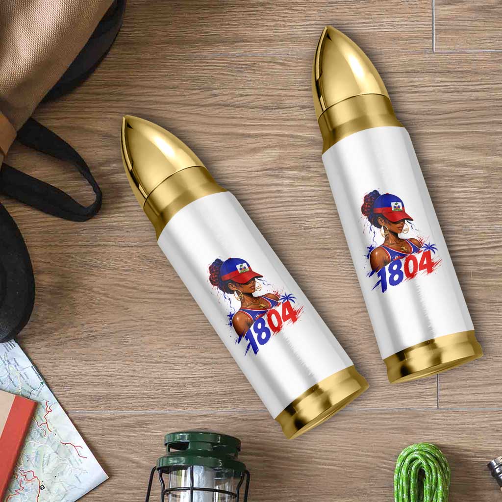 Haitian Revolution 1804 Bullet Tumbler Haiti Flag Independence Day Haitian Girl Graphic