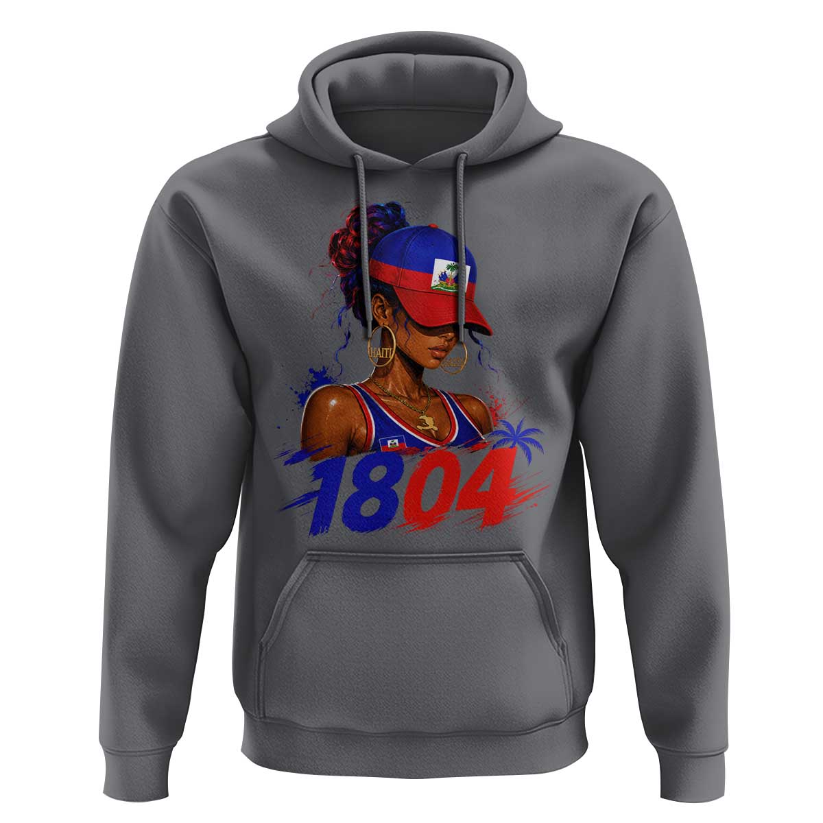 Haitian Revolution 1804 Hoodie Haiti Flag Independence Day Haitian Girl Graphic