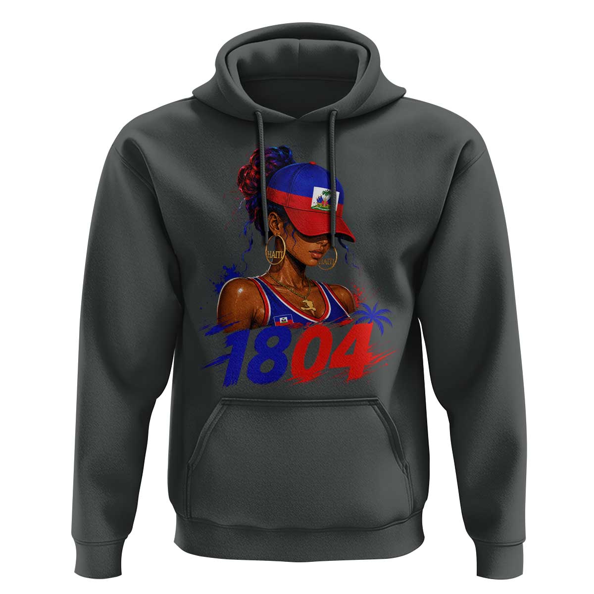 Haitian Revolution 1804 Hoodie Haiti Flag Independence Day Haitian Girl Graphic