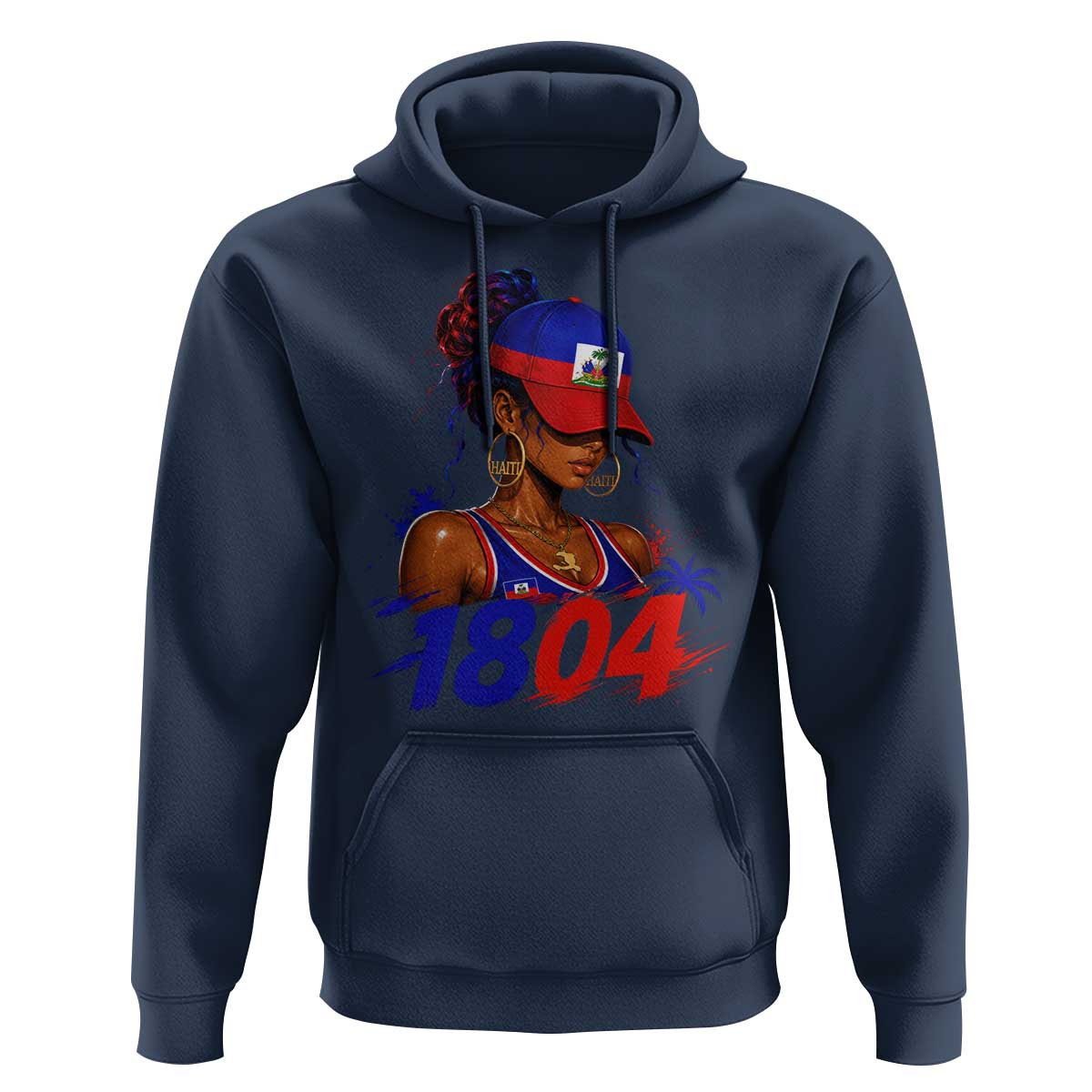 Haitian Revolution 1804 Hoodie Haiti Flag Independence Day Haitian Girl Graphic