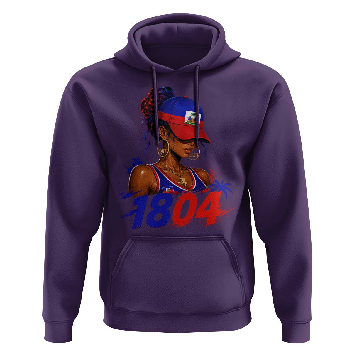 Haitian Revolution 1804 Hoodie Haiti Flag Independence Day Haitian Girl Graphic