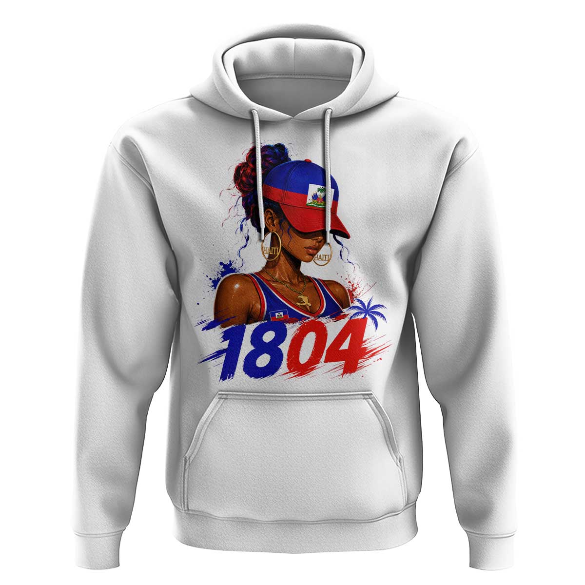Haitian Revolution 1804 Hoodie Haiti Flag Independence Day Haitian Girl Graphic