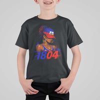 Haitian Revolution 1804 T Shirt For Kid Haiti Flag Independence Day Haitian Girl Graphic
