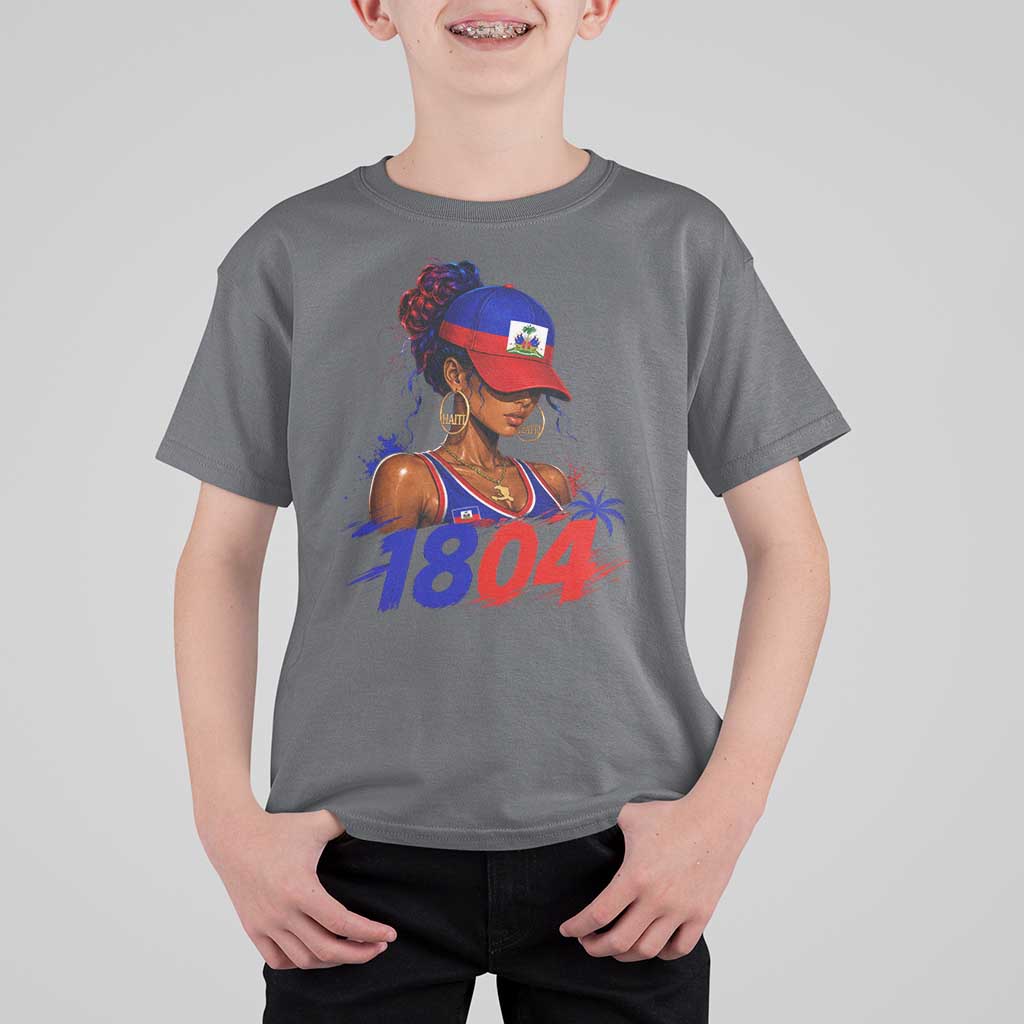 Haitian Revolution 1804 T Shirt For Kid Haiti Flag Independence Day Haitian Girl Graphic