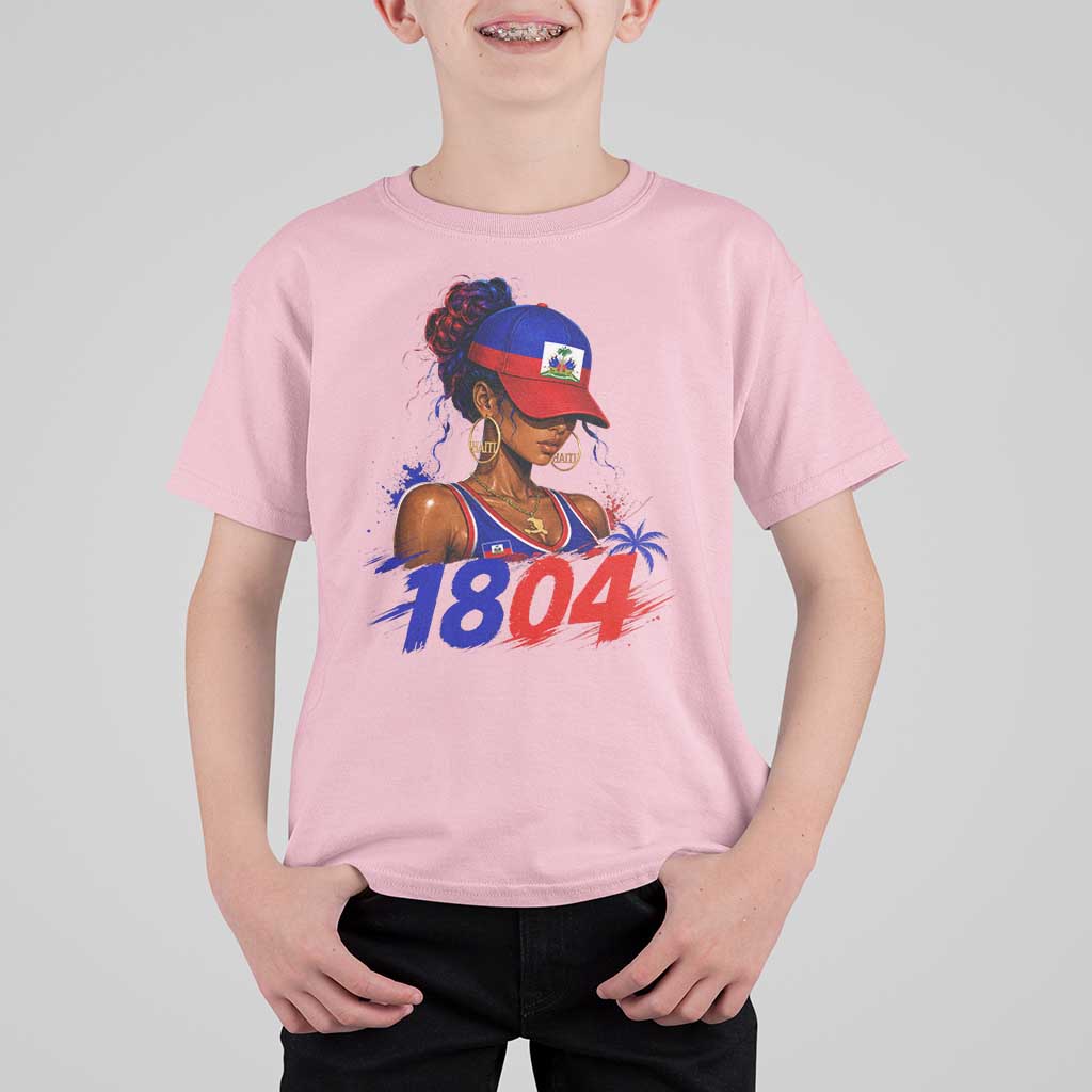 Haitian Revolution 1804 T Shirt For Kid Haiti Flag Independence Day Haitian Girl Graphic