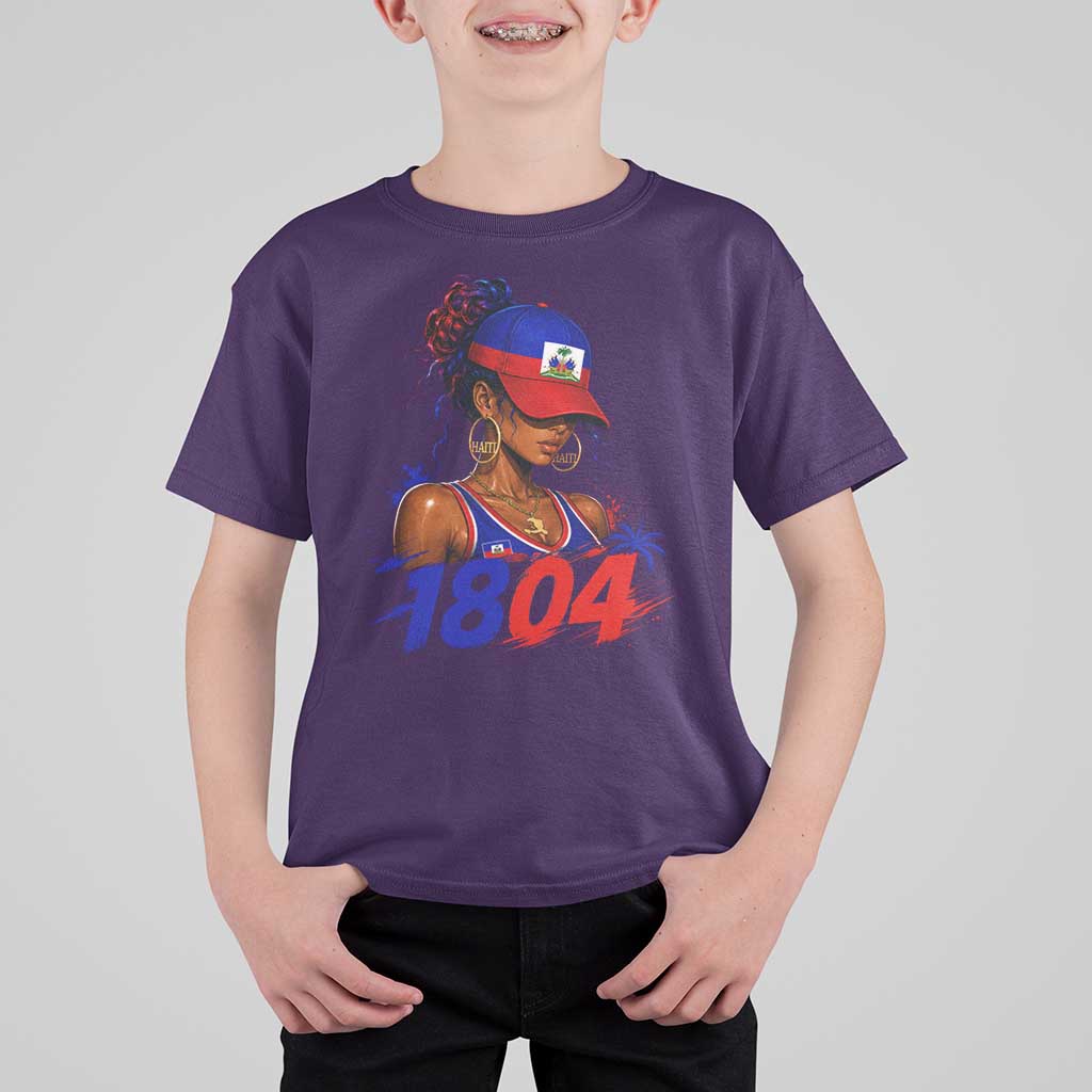 Haitian Revolution 1804 T Shirt For Kid Haiti Flag Independence Day Haitian Girl Graphic