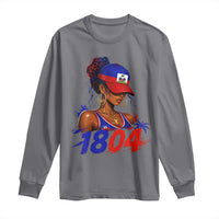 Haitian Revolution 1804 Long Sleeve Shirt Haiti Flag Independence Day Haitian Girl Graphic