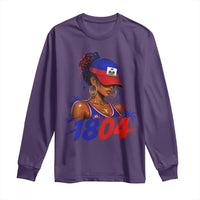 Haitian Revolution 1804 Long Sleeve Shirt Haiti Flag Independence Day Haitian Girl Graphic