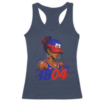 Haitian Revolution 1804 Racerback Tank Top Haiti Flag Independence Day Haitian Girl Graphic