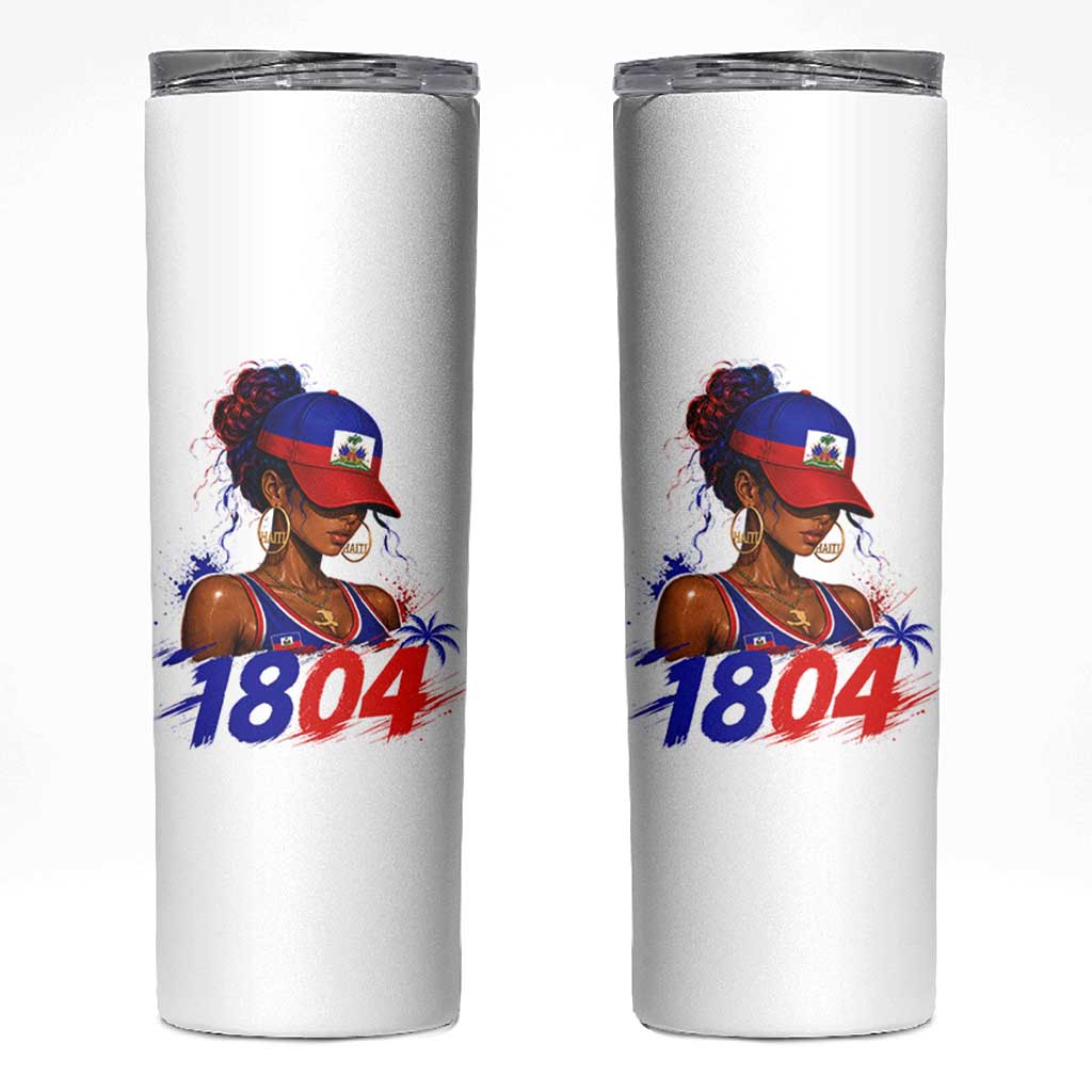 Haitian Revolution 1804 Skinny Tumbler Haiti Flag Independence Day Haitian Girl Graphic