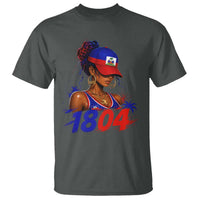 Haitian Revolution 1804 T Shirt Haiti Flag Independence Day Haitian Girl Graphic