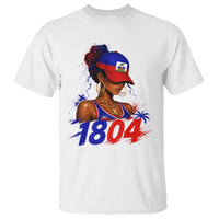 Haitian Revolution 1804 T Shirt Haiti Flag Independence Day Haitian Girl Graphic